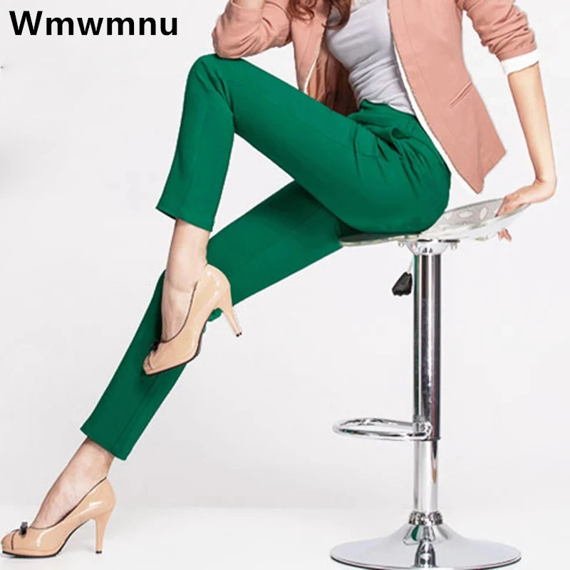 Top Trends: New Women's Casual OL Office Pencil Pants Cute 16 Color Slim Formal Pantalones Fashion Ankle-length Trousers Leggings Spodnie Shoppable Styles