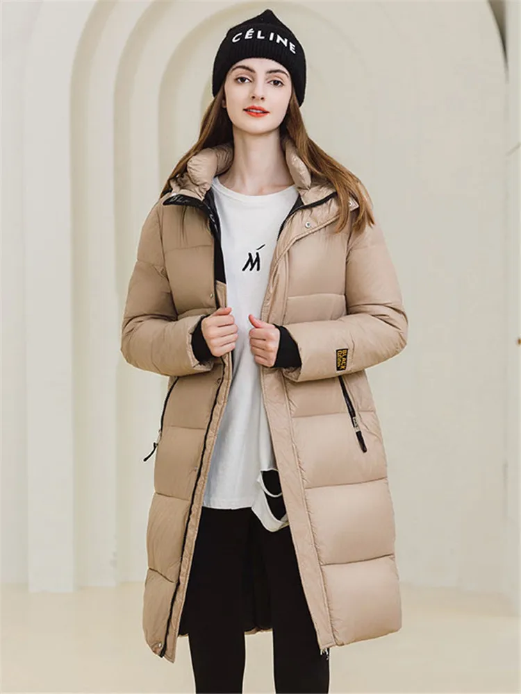 Top Trends: 2023 Winter Down Cotton Coat Long Loose Slim Thick Warmth Hooded Parkas Coat Clothing Shoppable Styles