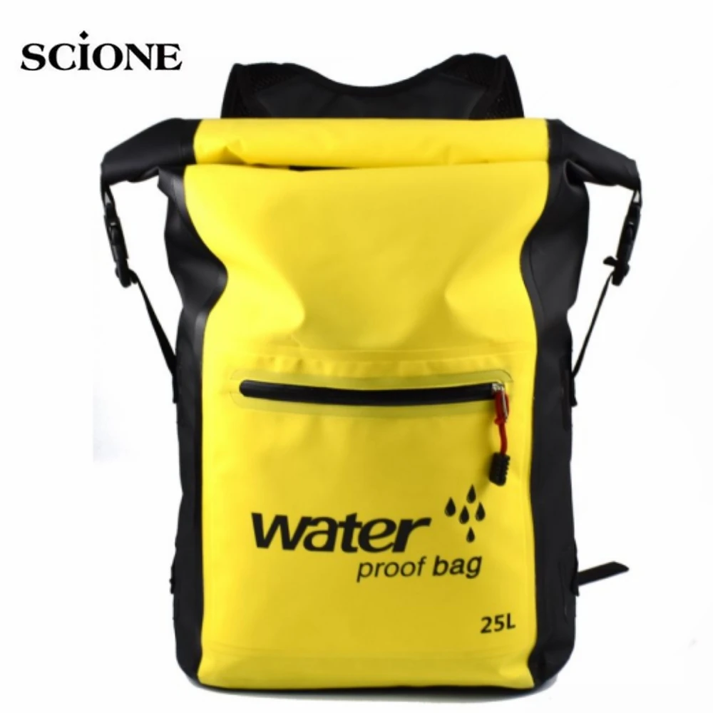 Top Trends: 25L PVC Waterproof Bag Dry Pack Sack Backpack Outdoor Cycling Climbing Swimming Beach River Trekking Shoulder Backapacks XA8WA Shoppable Styles