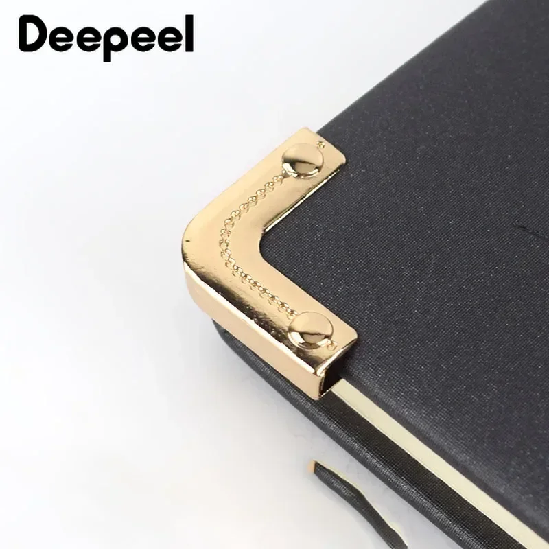 Top Trends: 10 / 20pcs Metal Bag Corner Handbags Strap Cover Clasp Protector Corners Decor End Clips DIY Edge Banding Hardware Accessories Shoppable Styles - Image 6