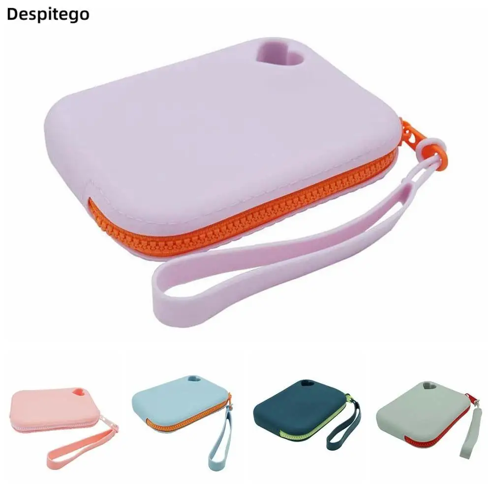 Top Trends: Mini Silicone Lipstick Makeup Bag Coin Purse Large Capacity Waterproof Storage Bag Girls Jewelry Packing Bag Shoppable Styles