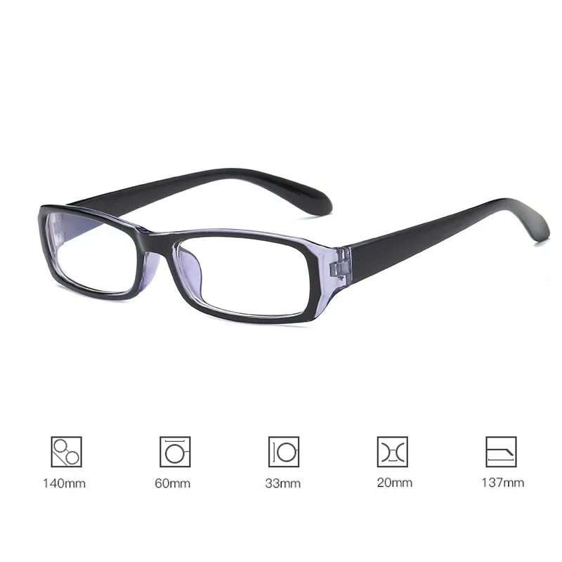 Top Trends: Anti-blue Light Myopia Glasses Women Men Nearsighted Read Eyeglasses Short-sight With Minus Diopters Spectacles Diopter 0 TO-4.0 Shoppable Styles - Image 6