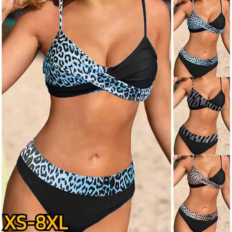 Top Trends: Bikini New Design Printing Swimwear Summer Swimsuit Two Piece Set Beachwear Women Swim Suit Female Sexy Vintage Bathing Suit Shoppable Styles