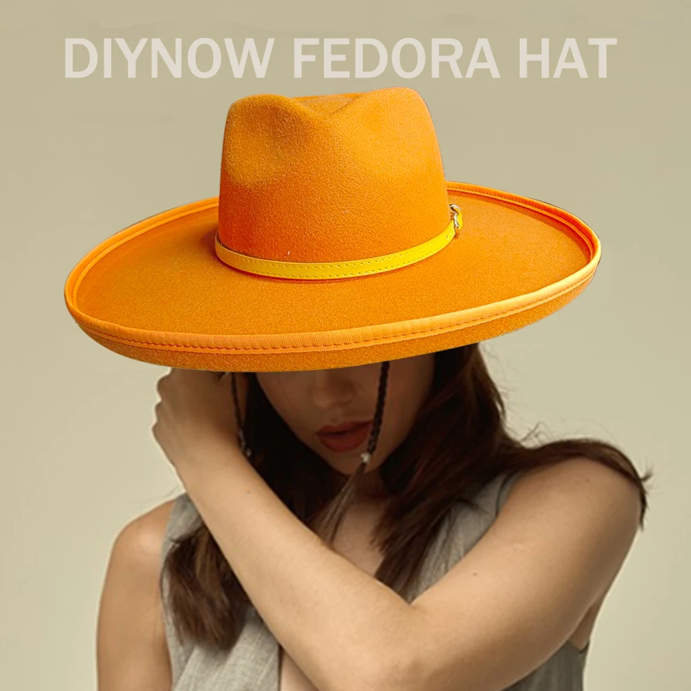 Top Trends: 2023 New Fedora Hat For Women Men Luxury Big Brim Panama Jazz Hat Heart Top Design Classic Gentleman Elegant Hat Wholesale Shoppable Styles - Image 3