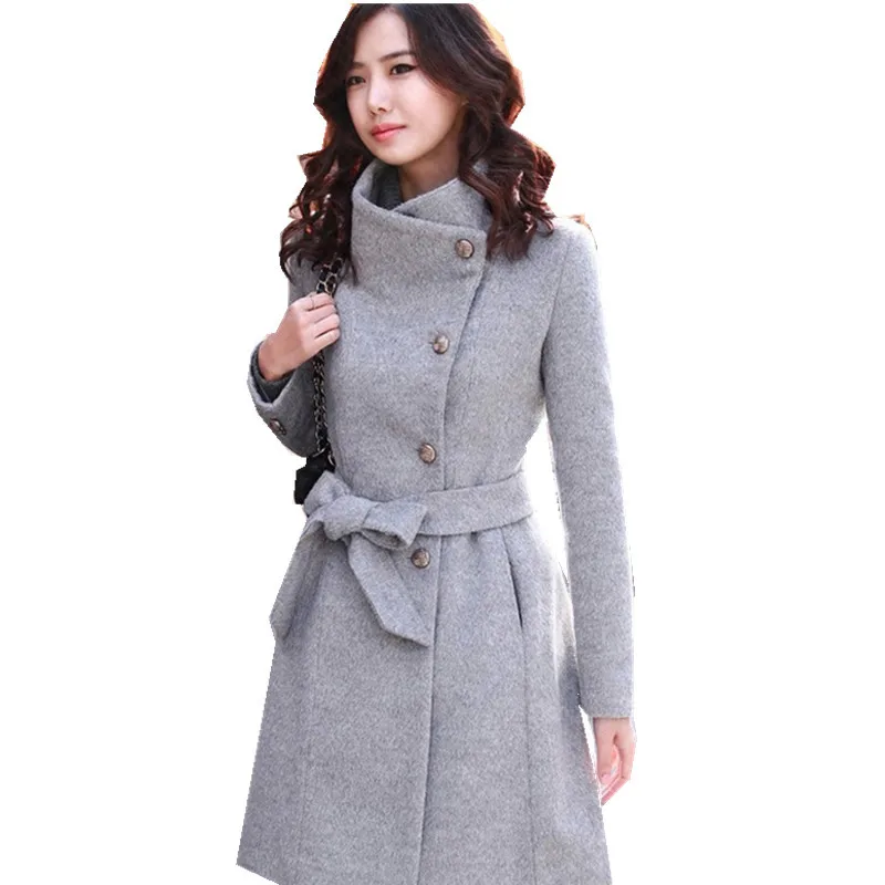 Top Trends: Women's Cashmere Coat Female Autumn Long Slim Cardigan Especially Women Winter Long Coats Thick Warm Feminine Coat Shoppable Styles