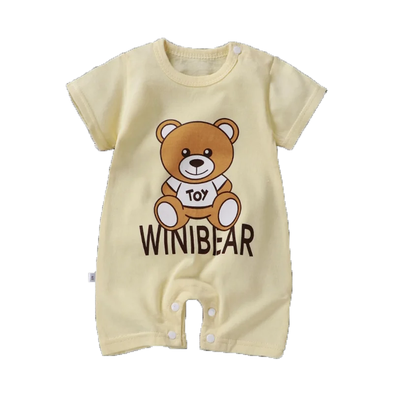 Top Trends: 2023 Baby Boy Girl Onesies Summer New Born Clothes Baby Boy Clothes Cartoon Girl Short-Sleeved Clothes 0-24 Months Cute Clothes Shoppable Styles - Image 5