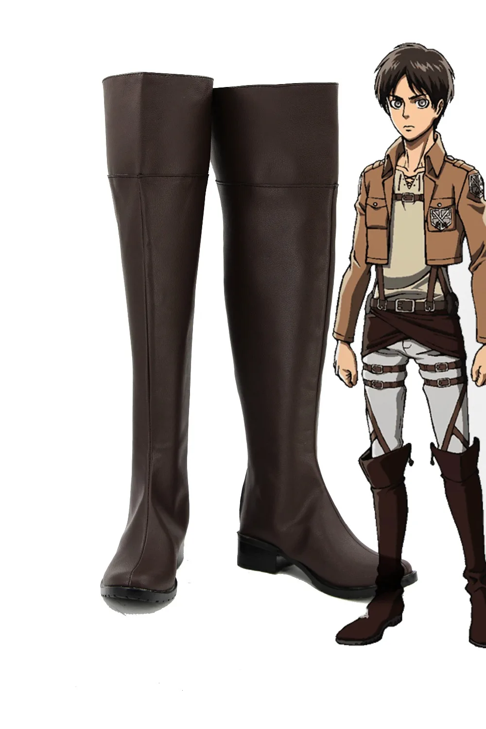 Top Trends: Anime Attack On Titan Cosplay Boots Shingeki No Kyojin Eren Jaeger Ackerman Cosplay Shoes Boots Shoppable Styles