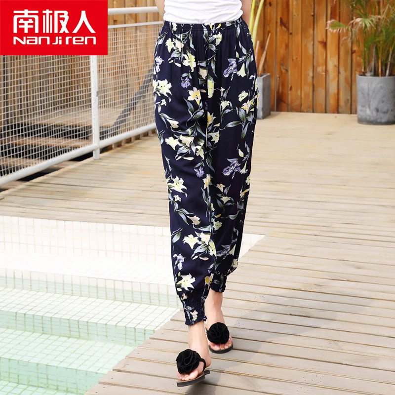 Top Trends: NANJIREN Night Wear Women Pajama Pants Home Pajama Sleep Panties Summer Pants To Prevent Mosquito Bites Night Pants Lounge Shoppable Styles