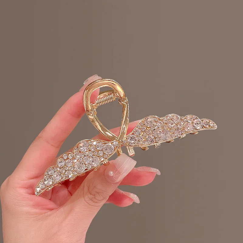 Top Trends: VANIKA Luxury Full Rhinestone Wing Hair Claw Elegant Metal Hairpins Ponytail Claw Clip For Women Girls Hair Accessories Gifts Shoppable Styles - Image 5