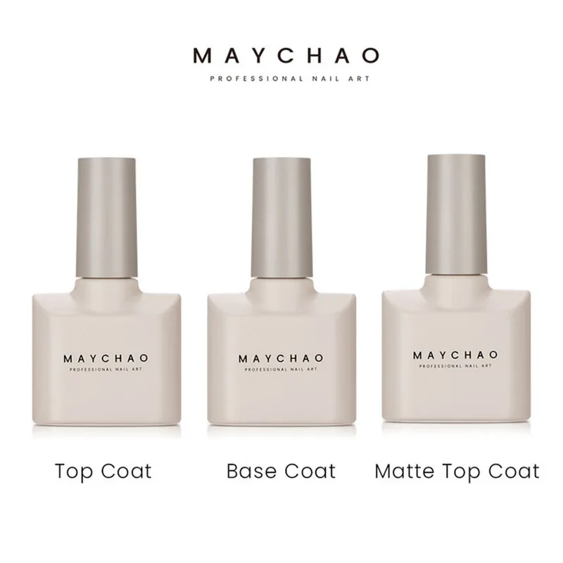 Top Trends: MAYCHAO Nail Gel Polish No Wipe Top Coat Base Coat Primer UV LED 12ml Enhancer Varnish Soak Off Semi Permanent Nail Art Varnish Shoppable Styles