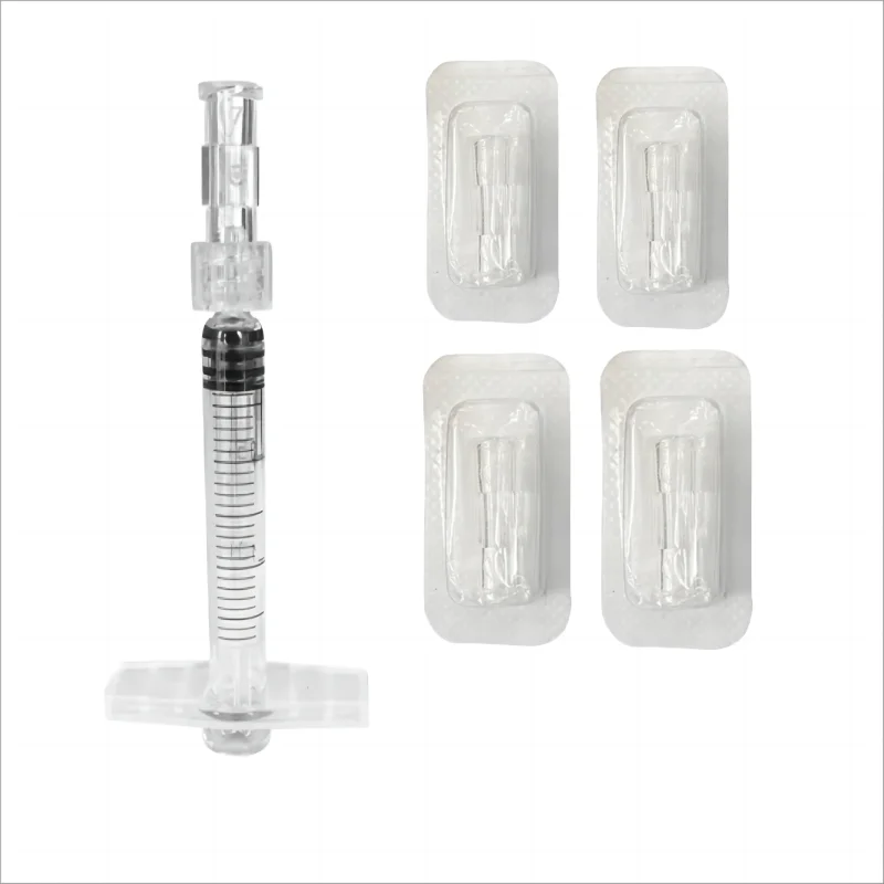 Top Trends: 50 / 100 / 200 Pcs Double Male Luer Connecting Syringe Sterile Transparent For Pneumatic Parts Leak Proof Luer Connector Shoppable Styles