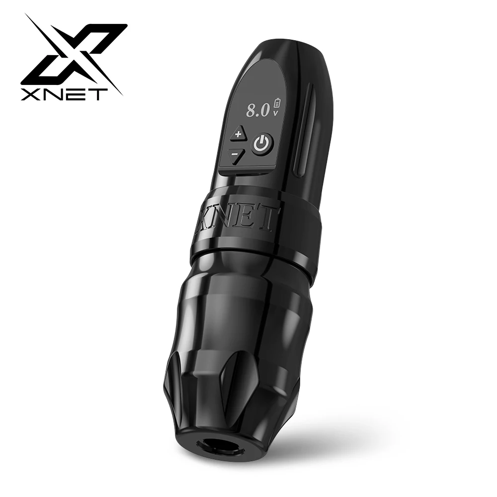 Top Trends: Xnet Titan 2024 Wireless Tattoo Machine Rotary Pen With Extra 38mm Grip Coreless Motor Digital LCD Display For Artist Body Shoppable Styles