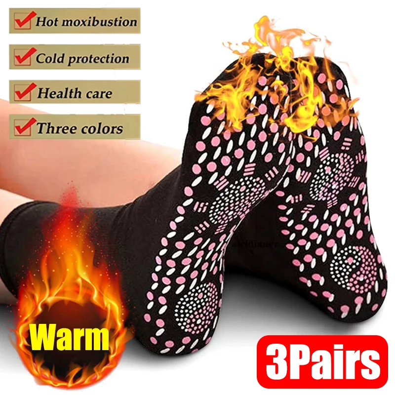 Top Trends: Self-Heating Health Care Socks Tourmaline Magnetic Therapy Comfortable And Breathable Massager Winter Warm Foot Care Sock Shoppable Styles