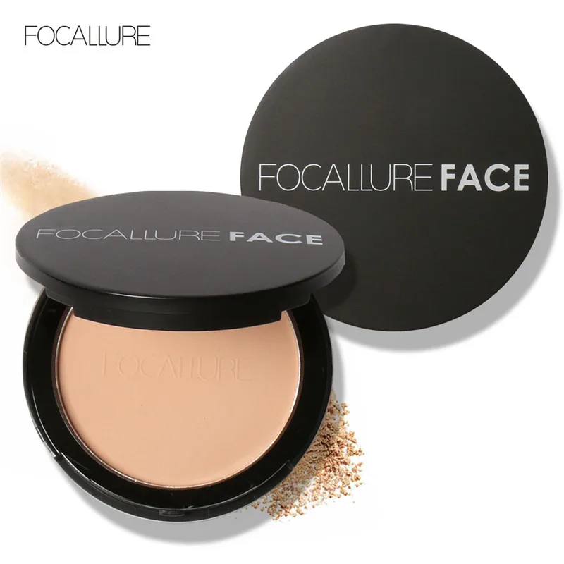 Top Trends: FOCALLURE 3 Colors Make Up Face Powder Brighten Oil-control Nude Makeup Pressed Powder Foundation Makeup Base Cosmetics Shoppable Styles