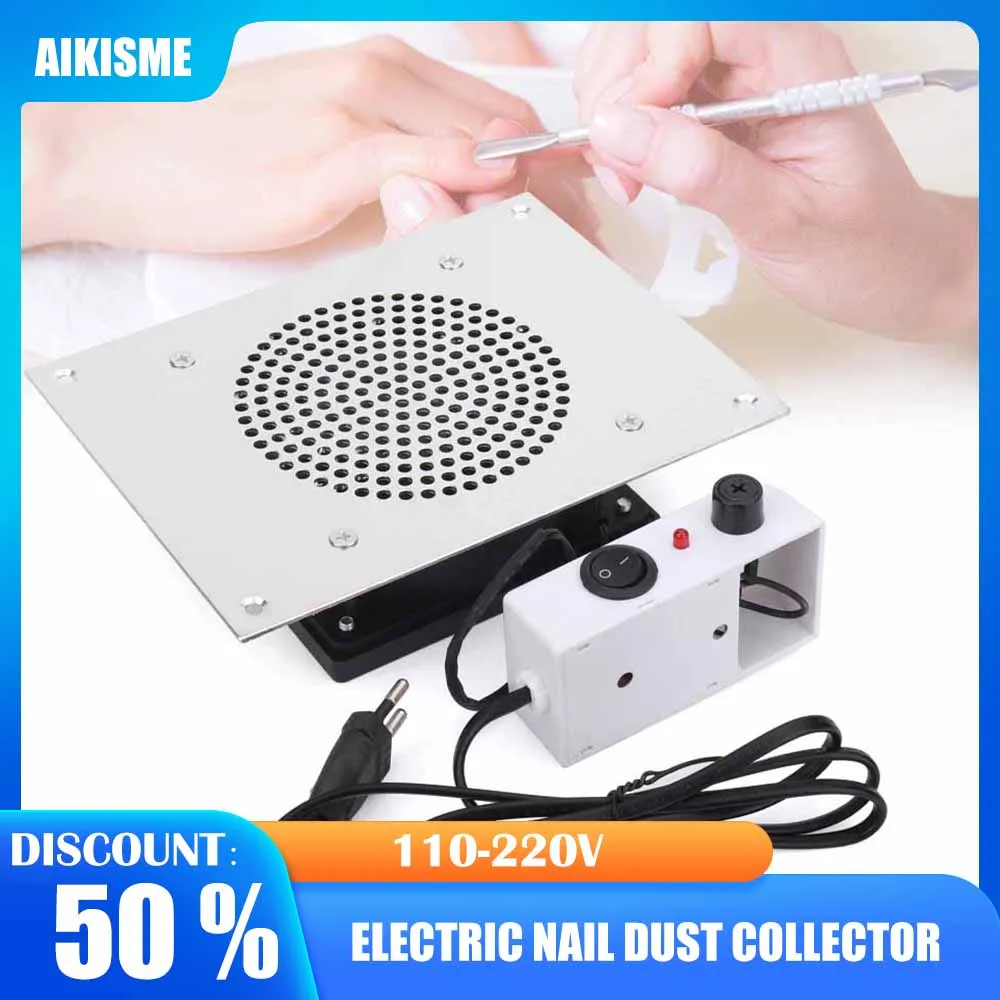 Top Trends: Electric Nail Dust Collector Strong Vacuum Suction Table Desk Dust Cleaner Manicure Predicure Machine With Filter Nail Art Salon Shoppable Styles