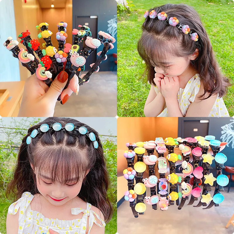 Top Trends: Girl Pressure Headband Cute Baby Broken Cartoon Headband Summer Little Girl Braid Headband Children Hair Accessories Wholesale Shoppable Styles