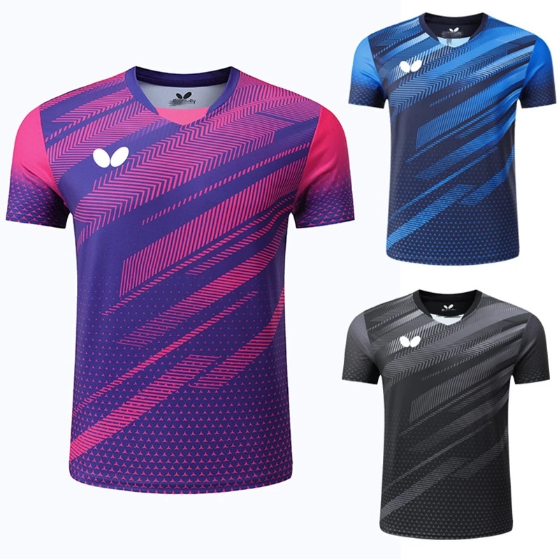 Top Trends: New Table Tennis Clothes For Men And Women Quick Dry Short Sleeve Club Training Clothes For Men And Women Shoppable Styles