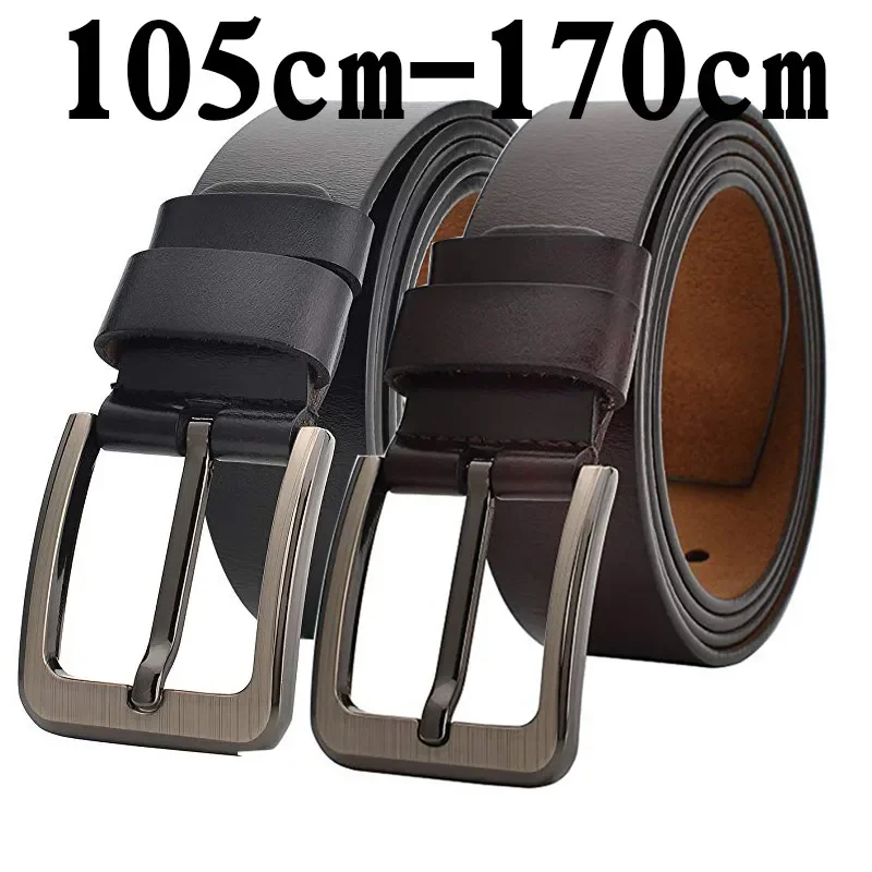 Top Trends: CEXIKA 2023 Genuine Leather Belt Men 140 150 160 170cm Large Size Luxury Designer Belts Split Leather High Quality Waist Belt Shoppable Styles