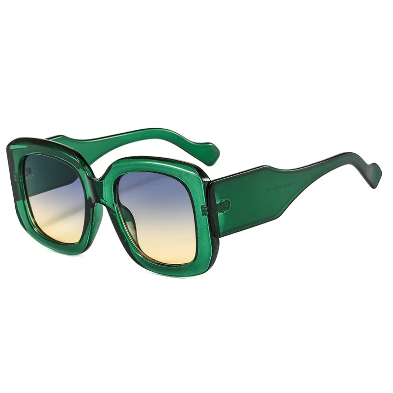 Top Trends: New Oversized Square Sunglasses Vintage Women 2024 Fashion Sun Glasses Green Red Shades Big UV400 Men Luxury Brand Male Female Shoppable Styles