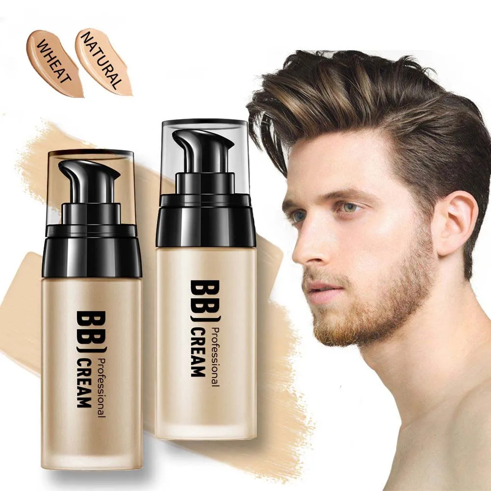 Top Trends: BB Cream For Men Full Coverage Facial Concealer Long Lasting Makeup Foundation Waterproof Men BB Liquid Foundation Cosmetics Shoppable Styles