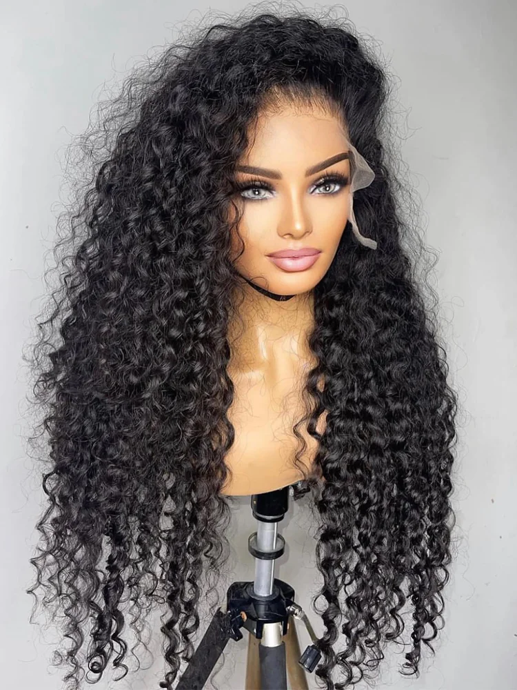 Top Trends: Deep Wave Frontal Wig Human Hair 13x4 Curly Human Hair Wig Transparent HD Lace Wig 13x6 Water Wave Wigs 180 Density Shoppable Styles