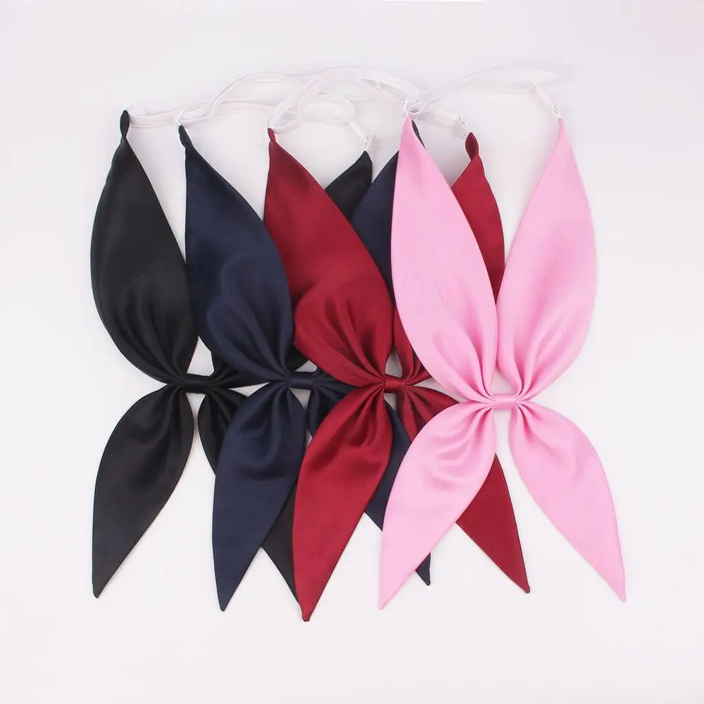 Top Trends: School Costume Ribbon Tie College Style Sailor Neck Ladies Bow Tie Classic Shirts Neck Ties JK Satin Girls Suits Accessories Shoppable Styles