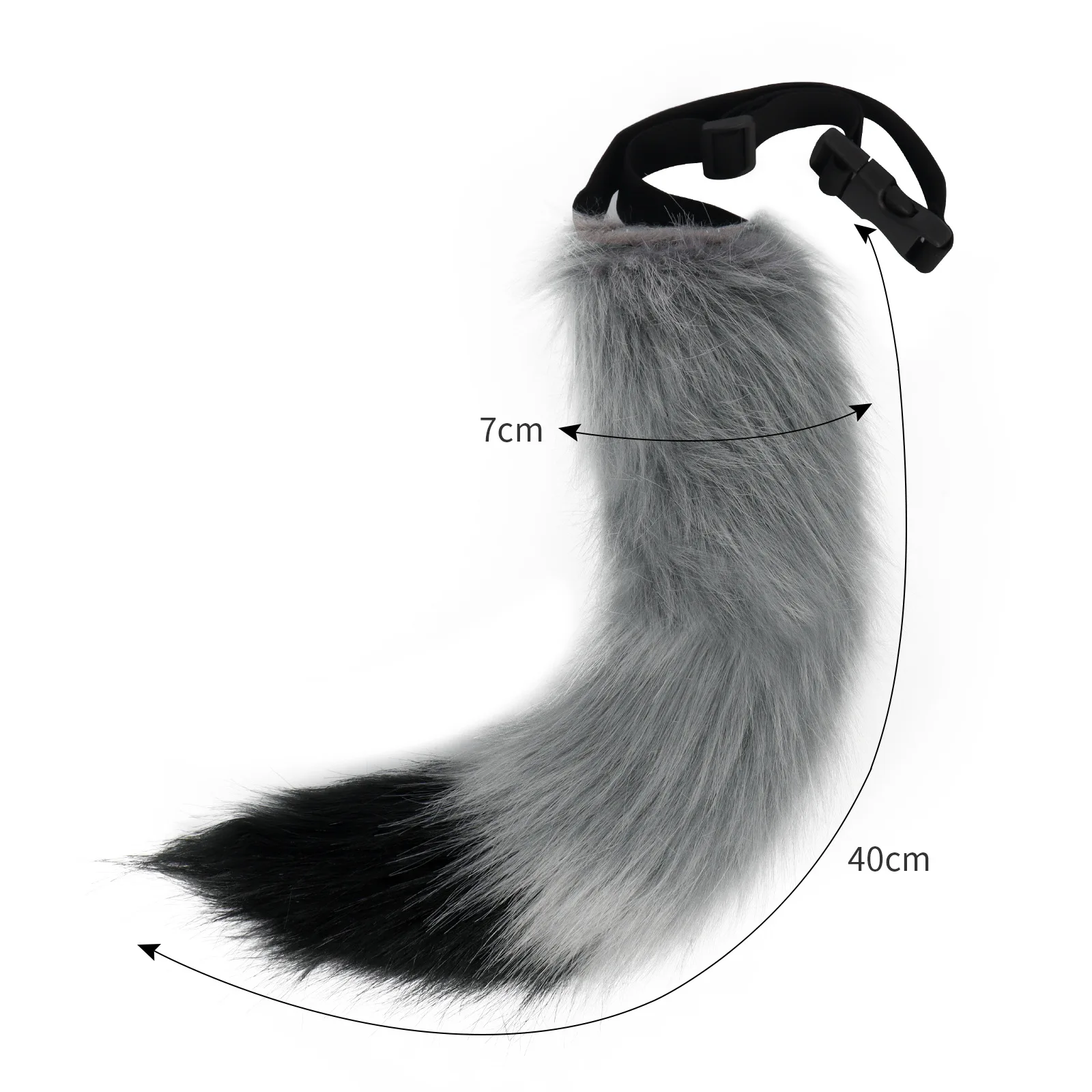 Top Trends: Furry Fox Tail 40Cm Cat Animal Wolf Tails Anime Costume Props Kawaii Cosplay Performance Fur Accessories Cute Simulation Props Shoppable Styles