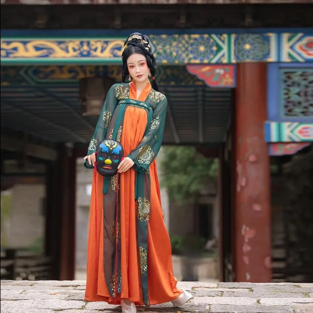 Top Trends: Halloween Traditional Chinese Style Princess Dress Ancient Tang Suit Fairy Performance Clothing TV Movies Hanfu Costume Women Shoppable Styles