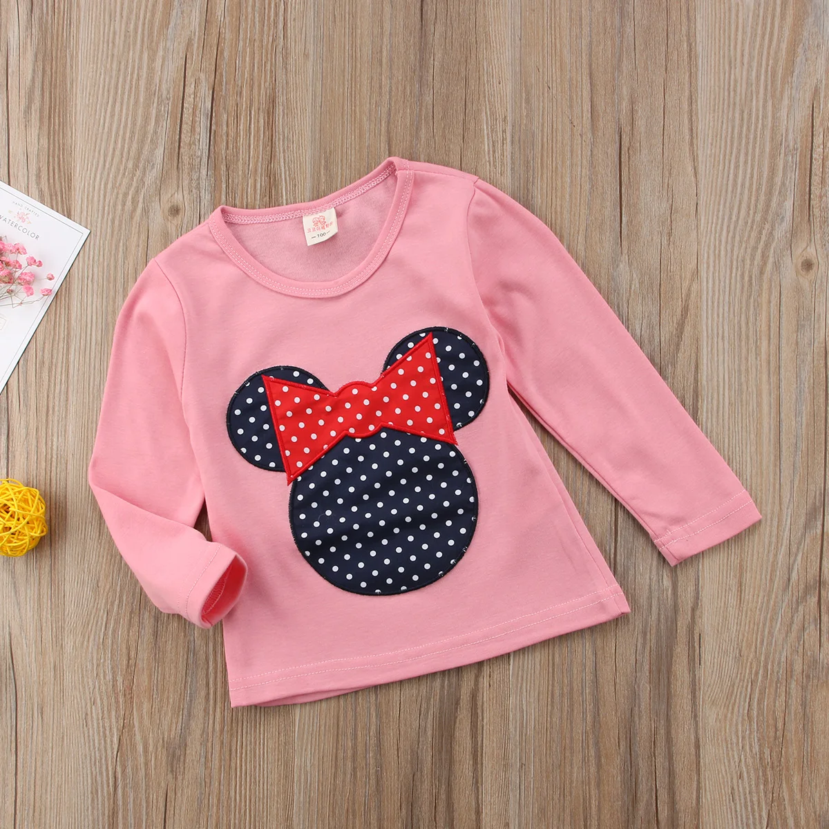 Top Trends: 2-7 Years Kids Girls Long Sleeve T-Shirts Polka Dot Casual Cute Blouse Tops Toddler Baby Autumn Spring Clothes Shoppable Styles