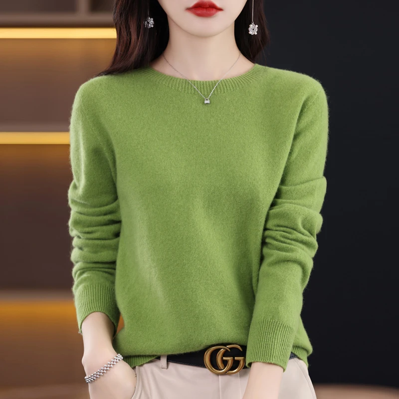 Top Trends: Wool Knitting Sweater For Women, Basic Warm Pullover, Cheap Clothing, Spring And Autumn Tops, , 2023 Shoppable Styles