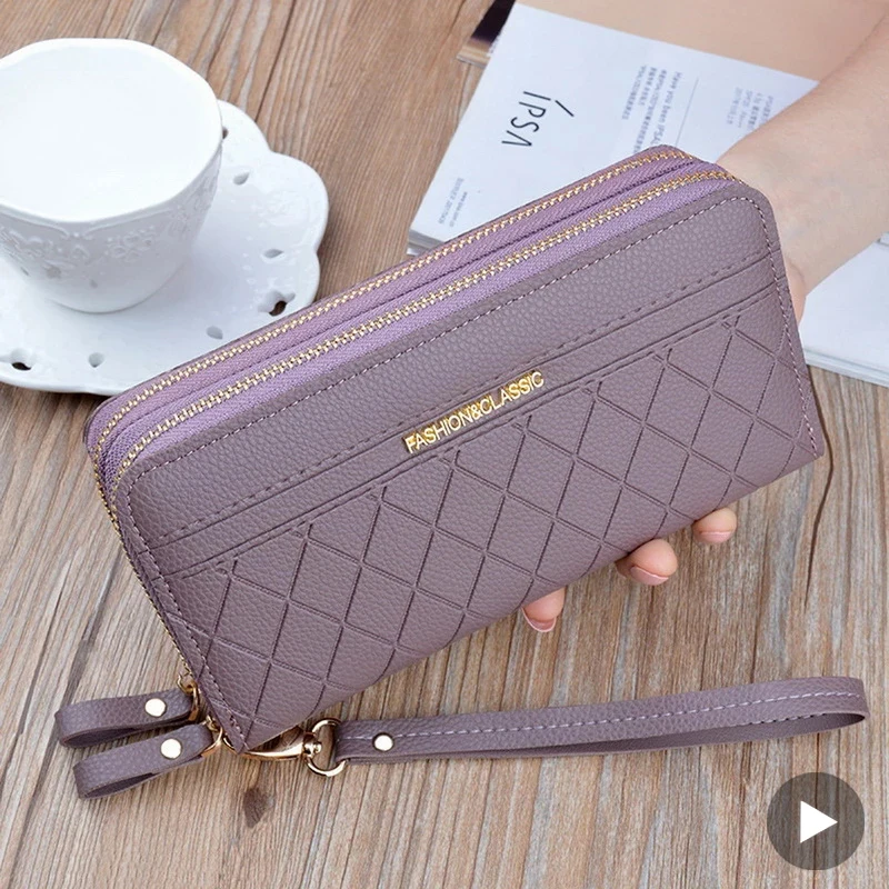 Top Trends: Long Clutch Bag Women Purse Wallet Female Phone Lady Coin Money For Girl Card Holder Cardholder Caibu Hammock Perse Wolet Walet Shoppable Styles