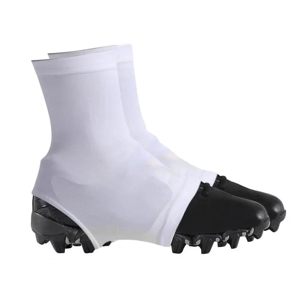 Top Trends: 1 Pair Spike Foot Covers Super Soft High Elastic Slip Resistant Solid Color Spats Football Cleat Covers Sports Accessories Shoppable Styles