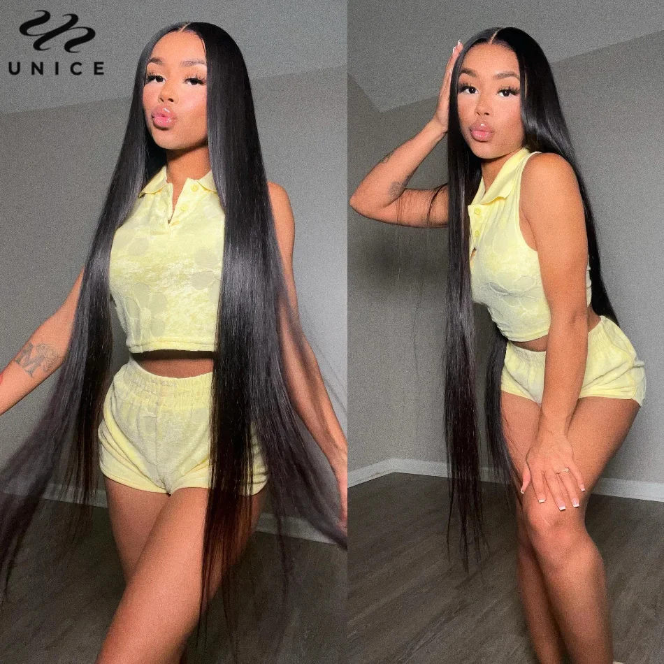 Top Trends: UNICE HAIR Malaysian Straight Hair Extension 40 Inch Natural Color Human Hair Bundles 100% Remy Hair Weave 1 3 4 5 Pieces Shoppable Styles