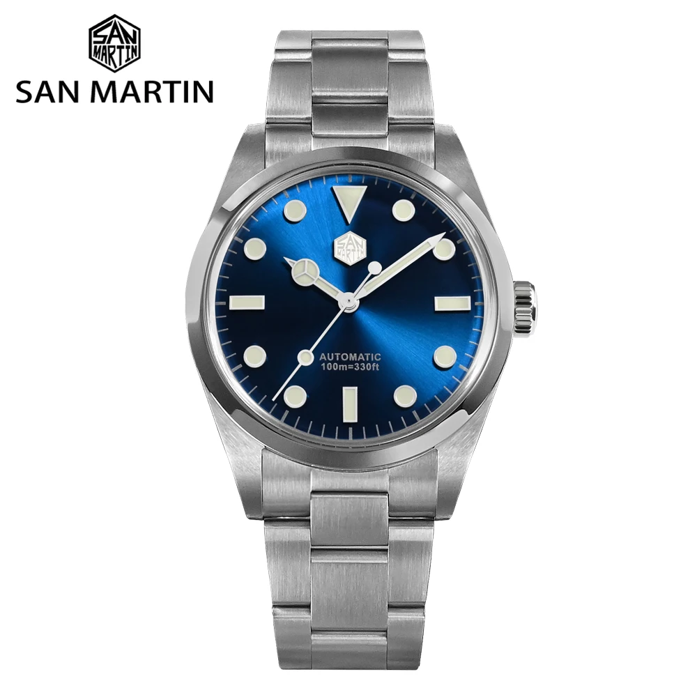 Top Trends: San Martin New 39mm Explore Climbing Series PT5000 SW200 Men Luxury Watch Fashion Sport Automatic Mechanical Sapphire 10Bar BGW9 Shoppable Styles