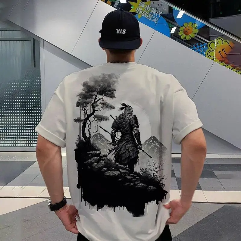 Top Trends: 2024 T-Shirts For Men 3d Japanese Samurai Printed Male Clothing Street Harajuku Tops Daily Casual Short Sleeved Oversized Tees Shoppable Styles