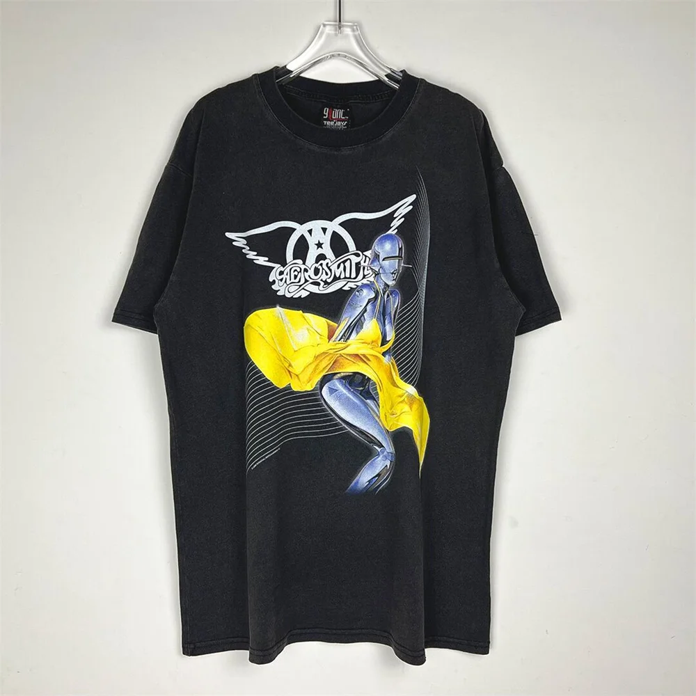 Top Trends: Vintage Saint Michael Brand Printed Kendall Same Vintage Short Sleeve Loose Round Neck Casual High-Street Wearing T-shirt Shoppable Styles