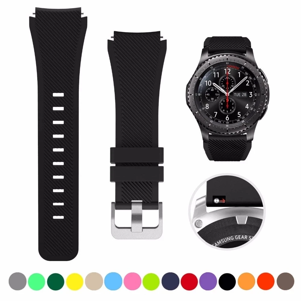 Top Trends: 20mm 22mm Strap For Samsung Galaxy Watch4 5 6 40 / 44mm Classic 42 / 46mm 43 / 47mm Gear S3 Silicone Band Huawei Watch Gt2 3 Bracelet Shoppable Styles