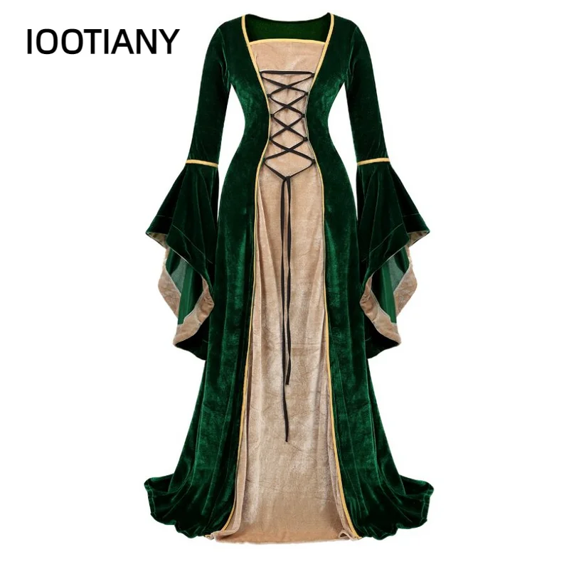 Top Trends: European Medieval Queen Princess Wedding Party Formal Dress Halloween Women Carnival Court Noble Palace Cosplay Costume Shoppable Styles