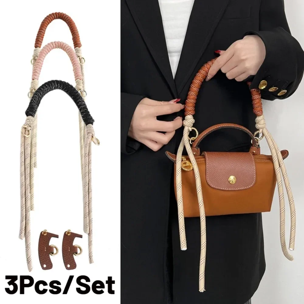 Top Trends: YUDX 1 Set Bag Strap For Longchamp Mini Bag Modified Braid Strap Rope Free Punching 78cm Shoulder Strap Shoppable Styles