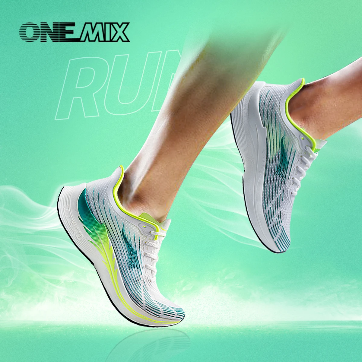 Top Trends: Onemix Air Network Running Shoes Men Light Marathon Sneakers Men Sneakers Carbon-Free Running Shoes Acceleration Running Shoes Shoppable Styles