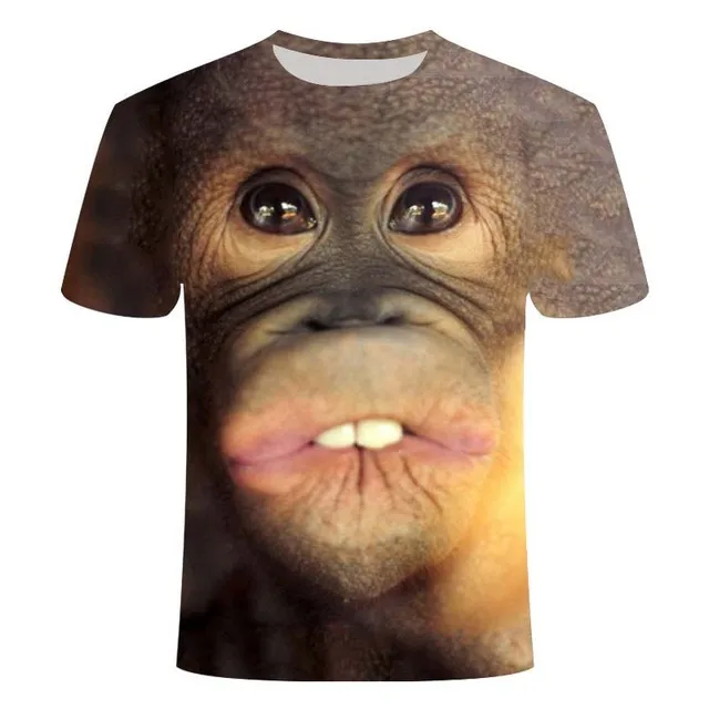 Top Trends: 2023 Funny T Shirt Summer Funny Graphic Animal Fashion New Spoof Gorilla Funny Monkey Men's Women Unisex Personality 3D Printed Shoppable Styles - Image 5