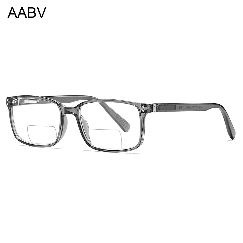 Top Trends: AABV 360 Degrees Rotary Leg Square Blue Light Bifocal Reading Glasses Men Women Computer Presbyopic Magnifying Readers 6012 Shoppable Styles