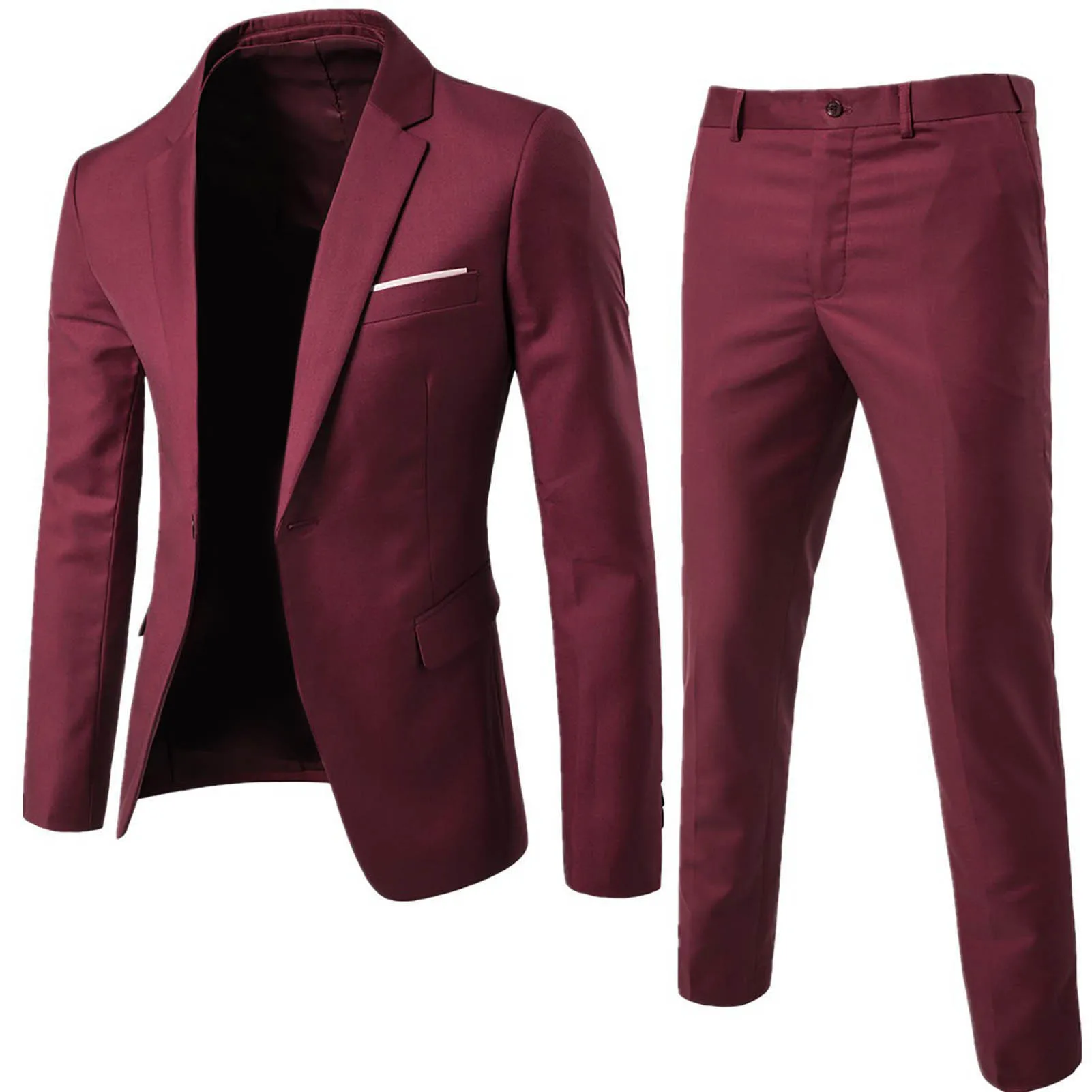 Top Trends: Formal Suit Pockets Korean Style Buttons Cuff Blazer Pants Men Suit Attractive Shoppable Styles - Image 5