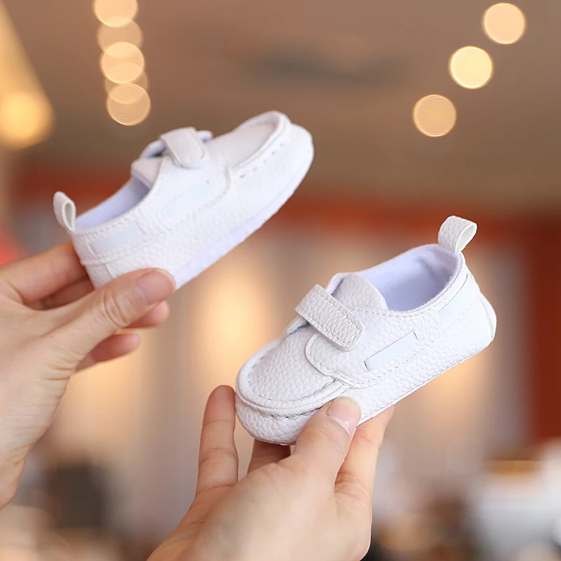 Top Trends: VALEN SINA New Baby Shoes White Christening Baptismal Moccasins Infant Boys Girls Slip-On Peas Shoes Walking Shoes Shoppable Styles