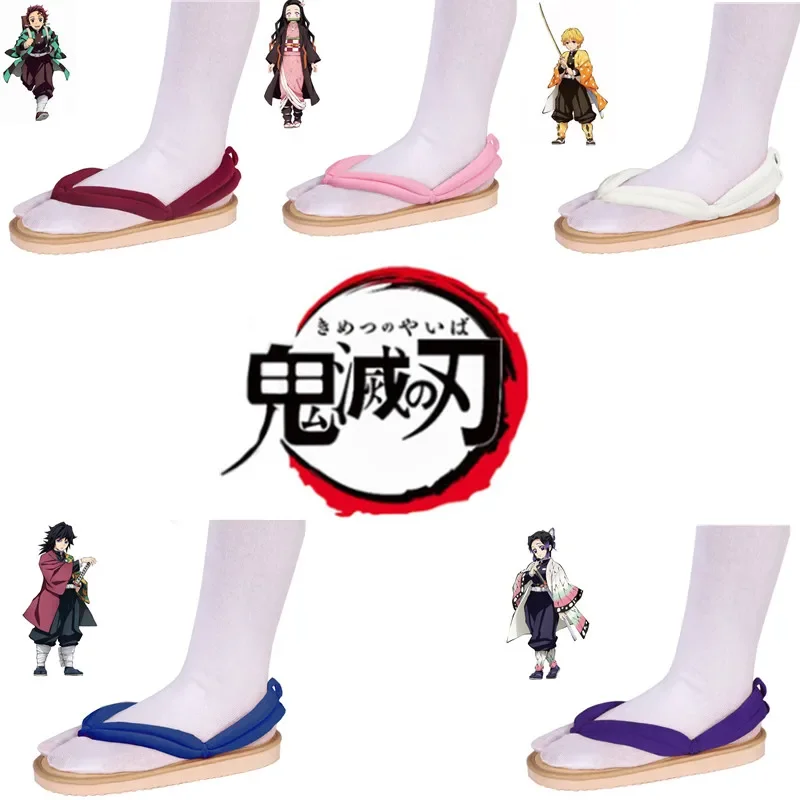 Top Trends: Anime Demon Slayer Cosplay Shoes Kimetsu No Yaiba Kamado Tanjirou Clogs Sandals Kamado Nezuko Geta Kochou Shinobu Flip Flops Shoppable Styles