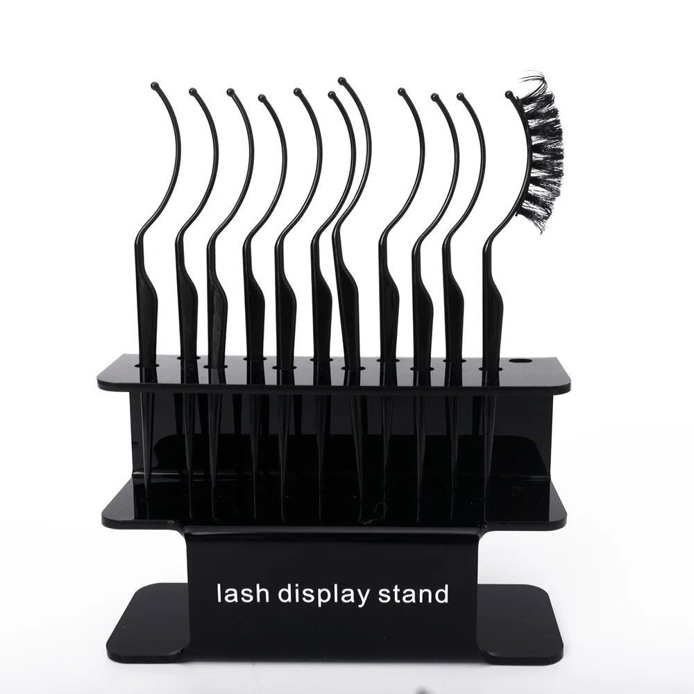 Top Trends: Yiernu Customized Lash Tester Stick Fancy Eyelash Display Stand With 12 Eye Lash Test Sticks Holes Eyelash Displaying Testers Shoppable Styles