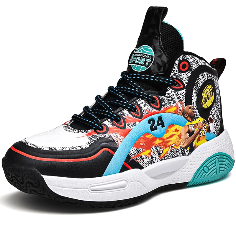 Top Trends: Brand Children Boys Basketball Shoes Non-Slip Kids Sneakers High Top Girls Child Sport Shoes Boy Girl Trainer Basket Boots Shoes Shoppable Styles