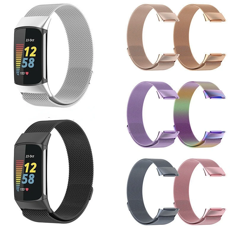 Top Trends: Metal Strap Fitbit Charge 5 6 Band Milanese Bracelet For Smart Fitbit Charge6 5 Wacthband Accessories Shoppable Styles