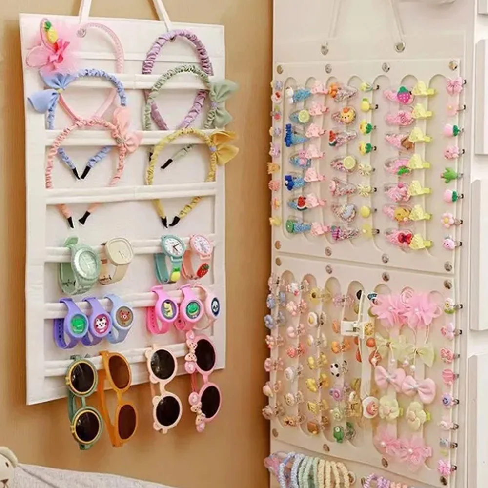 Top Trends: 1Pc Hair Bows Holder OrganizerWall Hanging Large Capacity Headband Holder Hair Clip Storage Hanger Headband Holder Organizer Shoppable Styles