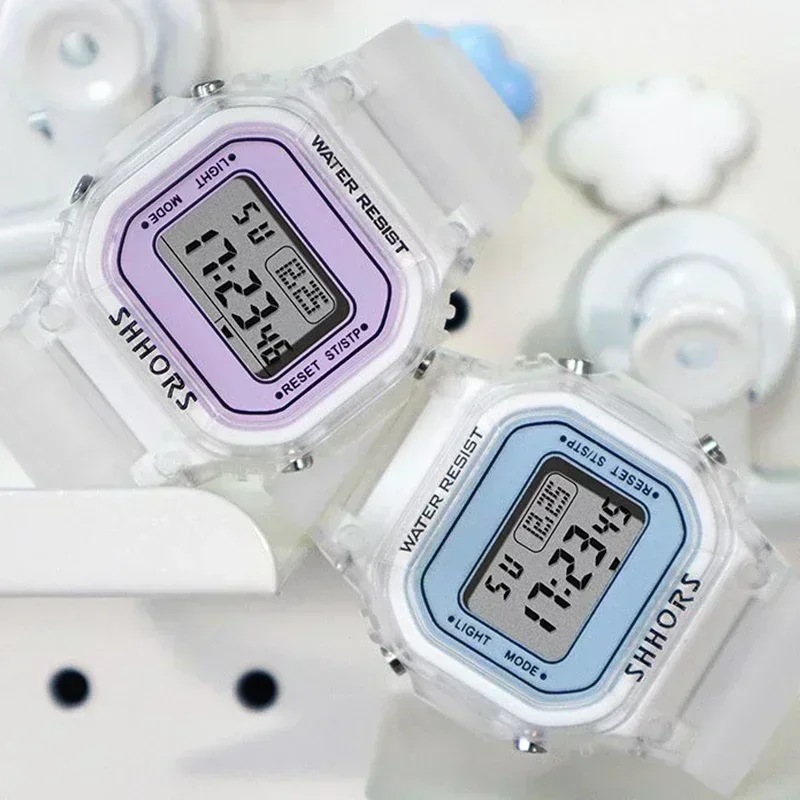 Top Trends: Luminous Sports Watch Waterproof Multifunctional Electronic Часы For Women Children Universal Digital Display Wristwatches Shoppable Styles